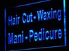 Hair Cut Waxing Manicure Pedicure LED Light Sign - Way Up Gifts