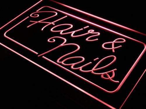 Hair Nails Beauty Salon LED Light Sign - Way Up Gifts