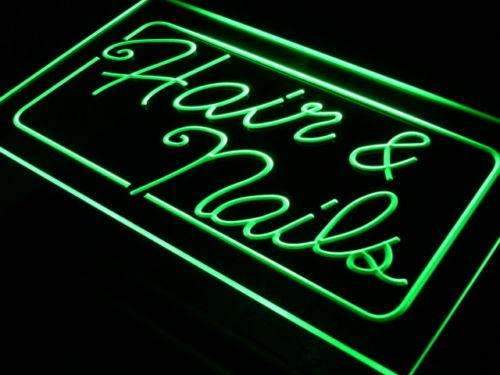 Hair Nails Beauty Salon LED Light Sign - Way Up Gifts