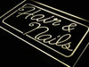 Hair Nails Beauty Salon LED Light Sign - Way Up Gifts