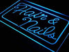 Hair Nails Beauty Salon LED Light Sign - Way Up Gifts