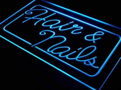 Hair Nails Beauty Salon LED Light Sign - Way Up Gifts