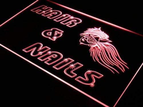 Hair Nails Salon LED Light Sign - Way Up Gifts