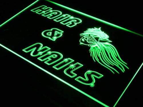 Hair Nails Salon LED Light Sign - Way Up Gifts