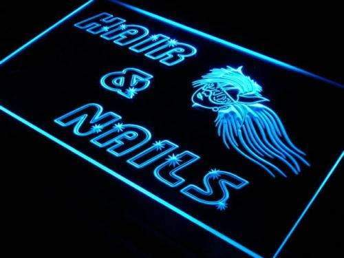 Hair Nails Salon LED Light Sign - Way Up Gifts