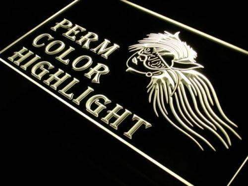Hair Salon Perm Color Highlight LED Light Sign - Way Up Gifts