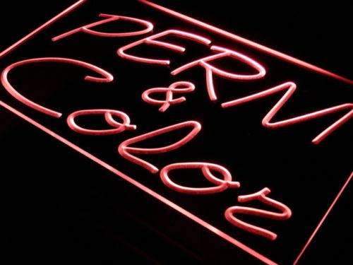 Hair Salon Perm Color LED Light Sign - Way Up Gifts