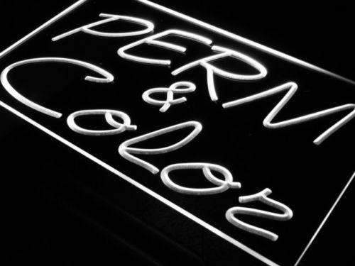 Hair Salon Perm Color LED Light Sign - LED Gift Works