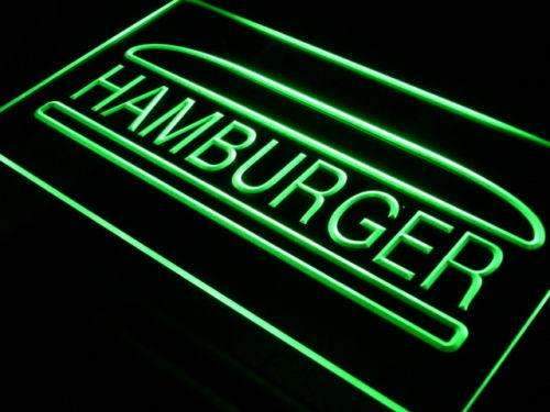 Hamburger Restaurant Lure LED Light Sign - LED Gift Works