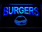 Hamburgers Burgers LED Light Sign - LED Gift Works