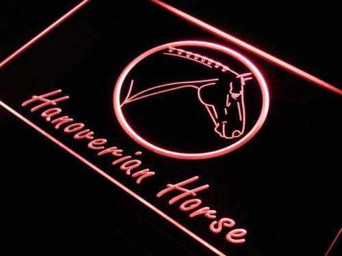 Hanoverian Horse LED Light Sign - LED Gift Works