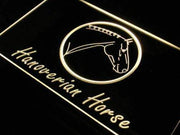Hanoverian Horse LED Light Sign - LED Gift Works
