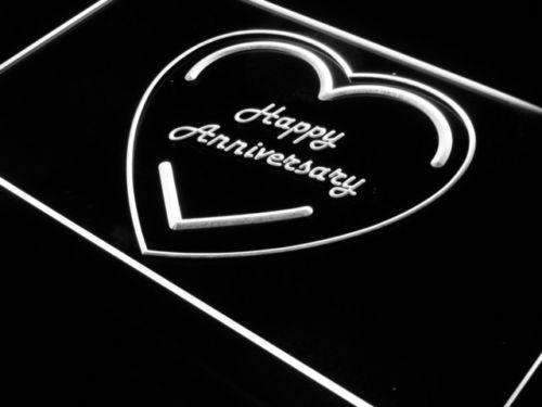 Happy Anniversary LED Light Sign - Way Up Gifts