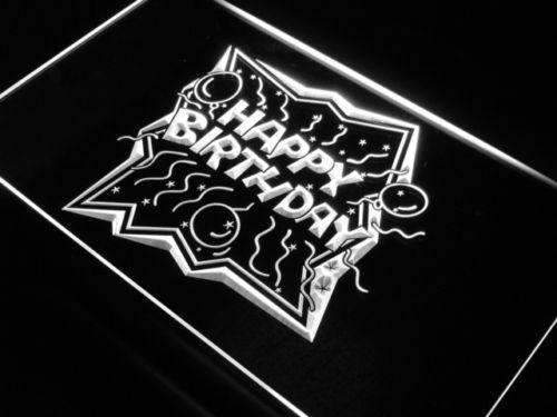Happy Birthday LED Light Sign - LED Gift Works