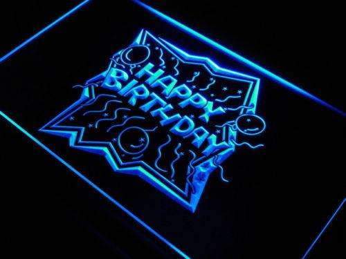 Happy Birthday LED Light Sign - LED Gift Works