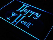 Happy Hour Cocktails LED Light Sign - LED Gift Works