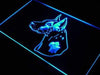 Harlequin Great Dane LED Light Sign - Way Up Gifts