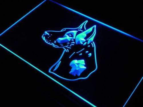 Harlequin Great Dane LED Light Sign - Way Up Gifts