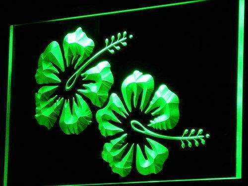 Hawaiian Hibiscus Flower LED Light Sign - LED Gift Works
