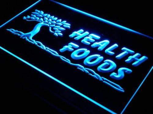 Health Foods LED Light Sign - LED Gift Works