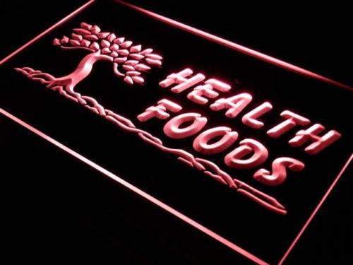 Health Foods LED Light Sign - Way Up Gifts