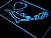 Heart Flower Love LED Light Sign - Way Up Gifts