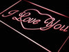 Heart I Love You LED Light Sign - Way Up Gifts