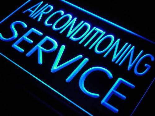 Heating Cooling Air Conditioning Services LED Light Sign - Way Up Gifts