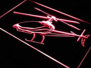 Helicopter LED Light Sign - LED Gift Works