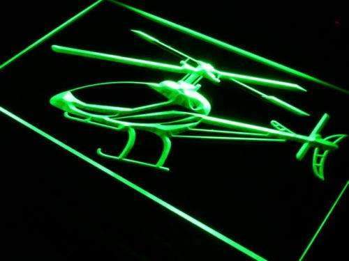 Helicopter LED Light Sign - Way Up Gifts