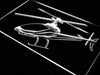 Helicopter LED Light Sign - Way Up Gifts