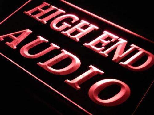 High End Audio Shop LED Light Sign - Way Up Gifts