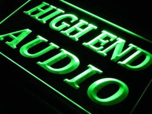 High End Audio Shop LED Light Sign - LED Gift Works