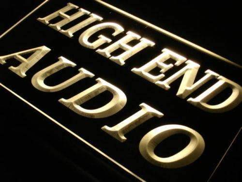 High End Audio Shop LED Light Sign - Way Up Gifts