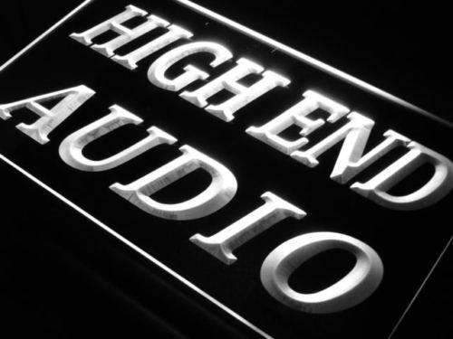 High End Audio Shop LED Light Sign - LED Gift Works