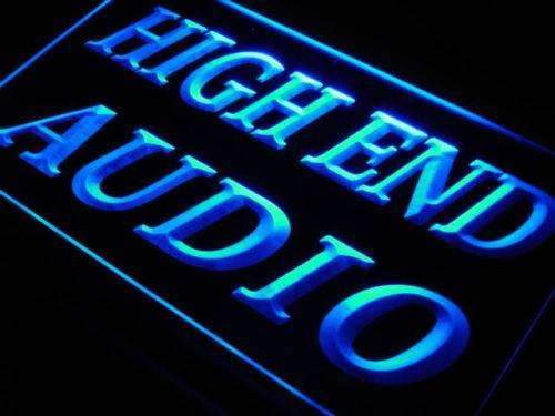 High End Audio Shop LED Light Sign - Way Up Gifts