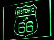 Historic Route 66 LED Light Sign - LED Gift Works