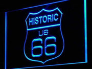 Historic Route 66 LED Light Sign - LED Gift Works