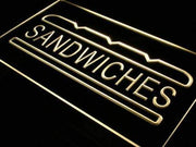 Hoagies Subs Sandwiches LED Light Sign - LED Gift Works