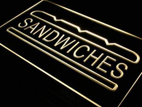 Hoagies Subs Sandwiches LED Light Sign - LED Gift Works