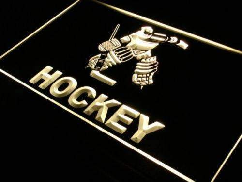 Hockey Goalie LED Light Sign - LED Gift Works