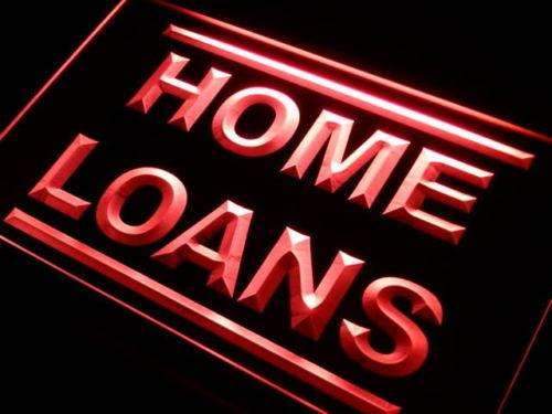 Home Loans LED Light Sign - LED Gift Works