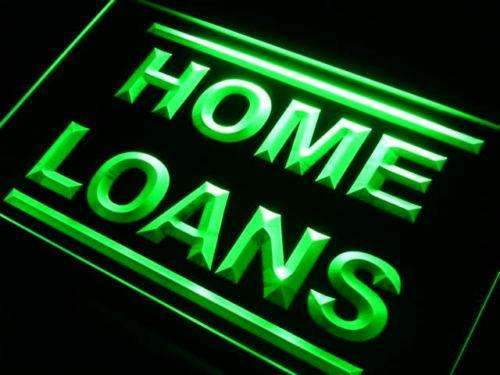 Home Loans LED Light Sign - LED Gift Works