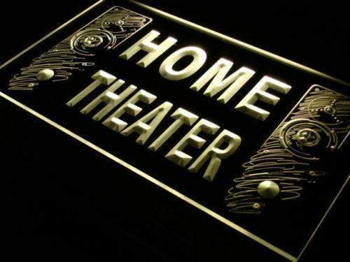 Home Theater Speakers LED Light Sign - LED Gift Works