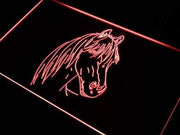 Horse Head Decor LED Light Sign - LED Gift Works