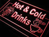 Hot and Cold Drinks LED Light Sign - Way Up Gifts