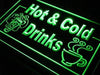 Hot and Cold Drinks LED Light Sign - Way Up Gifts