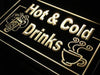 Hot and Cold Drinks LED Light Sign - Way Up Gifts