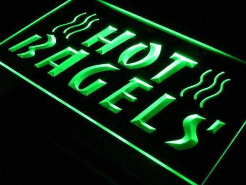 Hot Bagels LED Light Sign - LED Gift Works