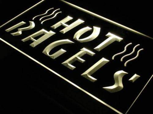 Hot Bagels LED Light Sign - LED Gift Works